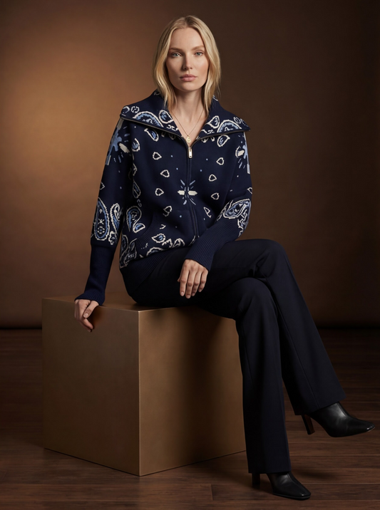 BRESSÁVI | ÉLISE Cashmere Bandana Knit